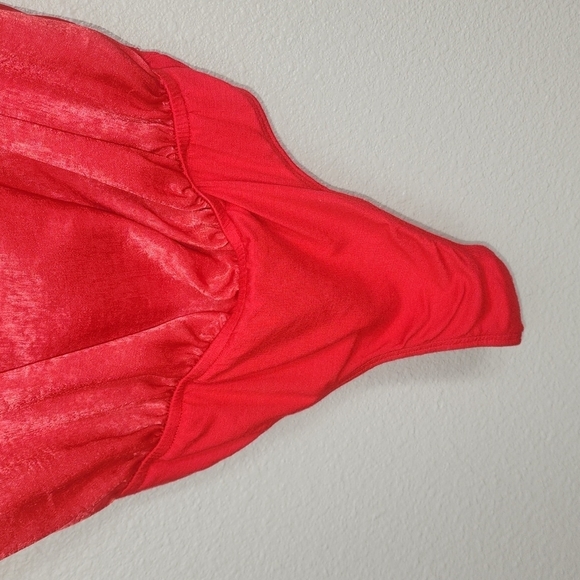 Superdown from Revolve Andrea Red Tie Strap Bodysuit - Picture 5 of 10